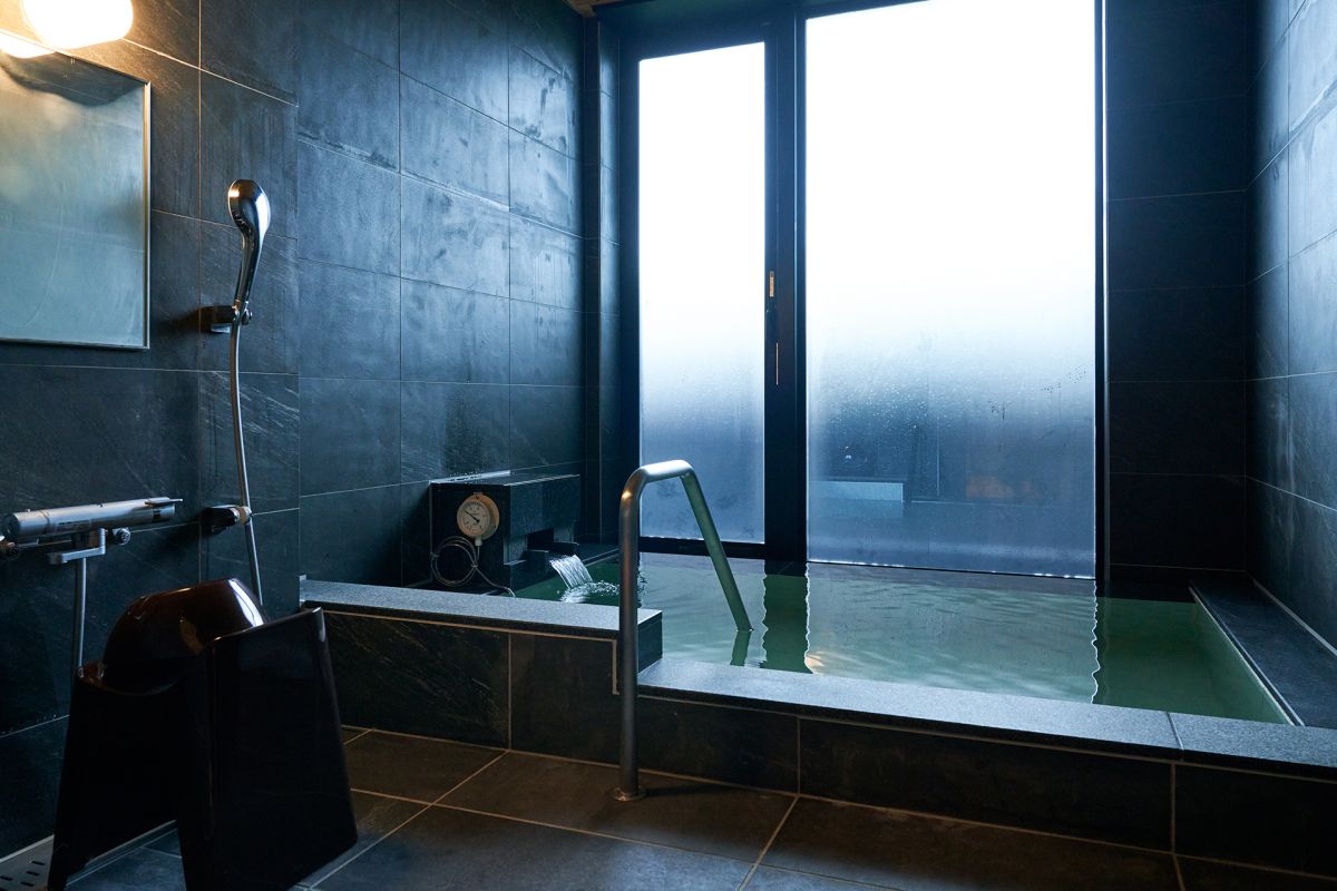A private bath at Hakone Kowakien Hotel