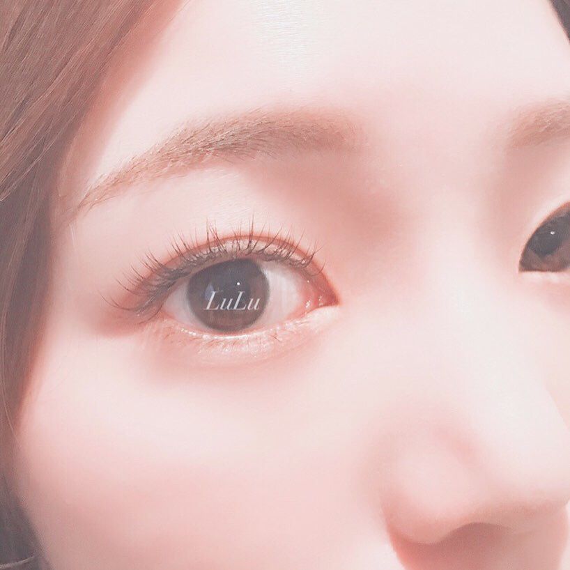 まつげエクステシングルラッシュセーブル45分 100本 Lulu ドライヘッドスパ アイラッシュサロン