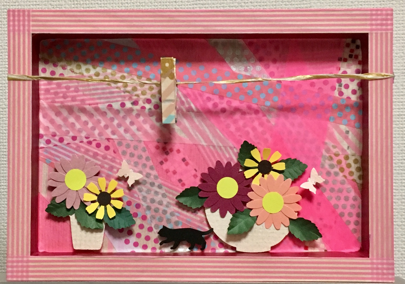 マスキングテープとパンチアートdeフレーム作り ワークショップ予約