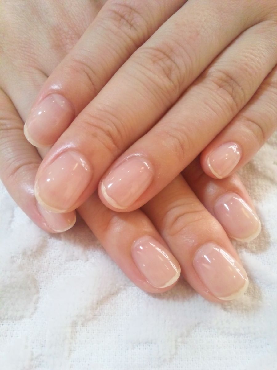 透明ハードジェルで爪を強化 保護コース 爪健美庵 鎌倉