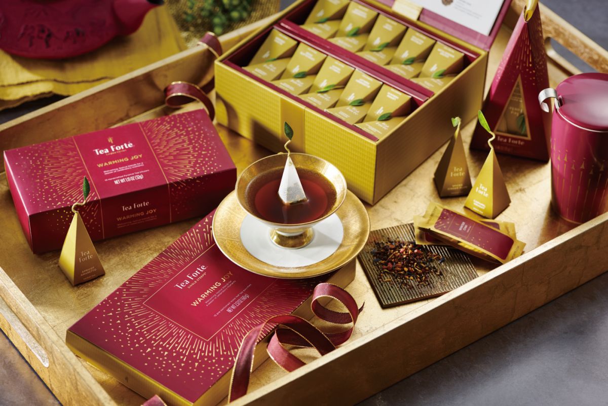未開封♡ティーフォルテ 紅茶20個 カフェカップ＆ティートレイ レア
